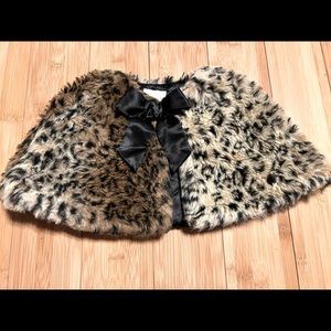 Children Place Toddlers Fur Cover Cardigan